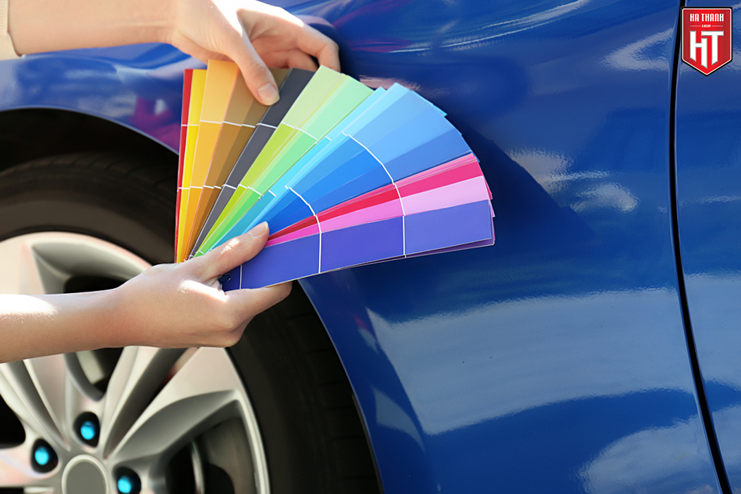 Lựa chọn màu sơn phù hợp và đúng code so với lớp sơn gốc của xe